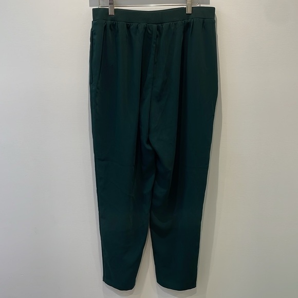 Ted Baker London Aliadd High Waist Pants Trousers Tapered Leg Pull On Green 6 - Picture 11 of 11